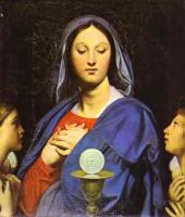 Ingres, Jean Auguste Dominique - The Virgin of the Host